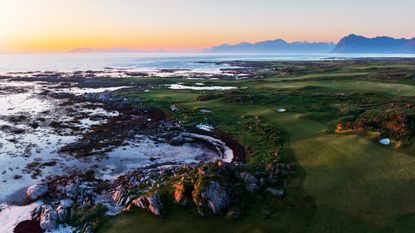 A general view of Lofoten Links in Norway