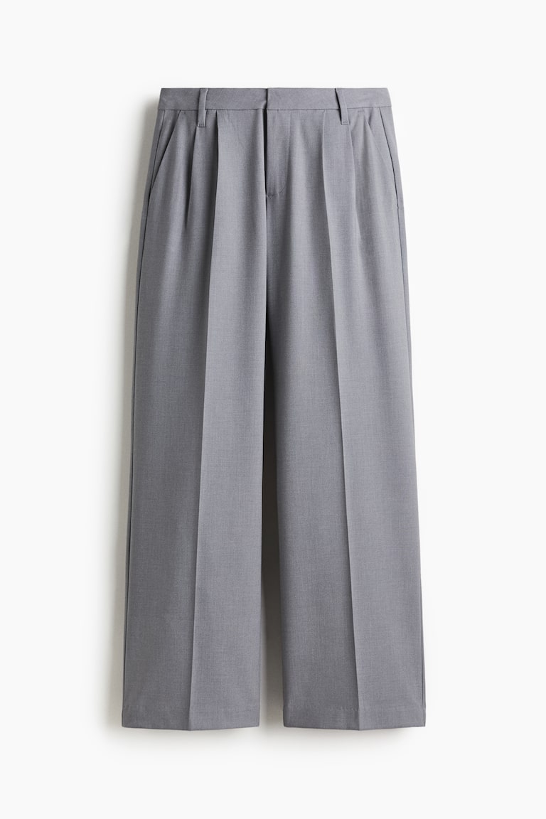Wide-Leg Dress Pants