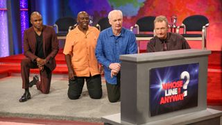 From left: Wayne Brady, Gary Anthony Williams, Colin Mochrie and Ryan Stiles in The CW's 'Whose Line Is It Anyway?'