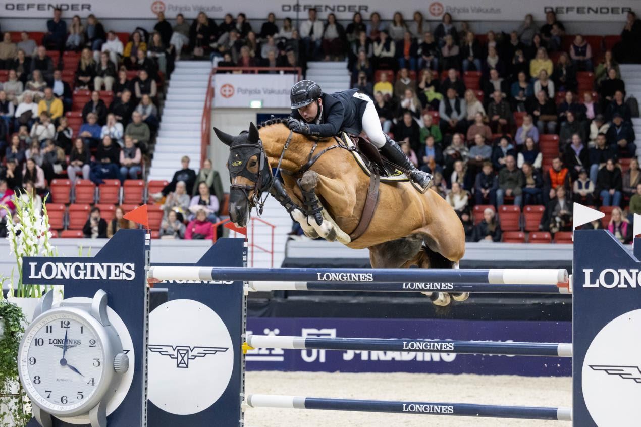 Showjumping news: Richard Howley and Consulent Du Prelet Z land their second World Cup qualifier in as many weeks, this time in Helsinki, Finland