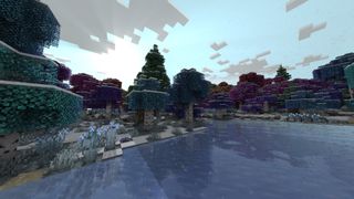 Minecraft biomes o'plenty mod auroral garden multi-coloured forest