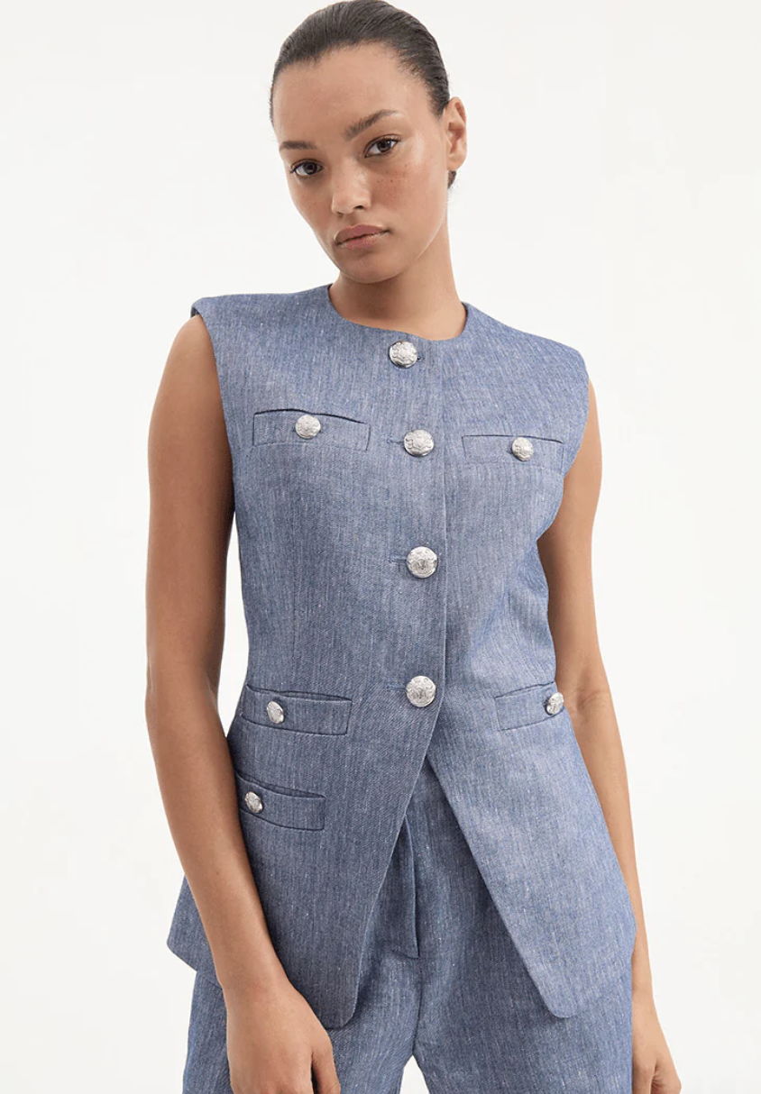 Veronica Beard, Tamara Linen Vest