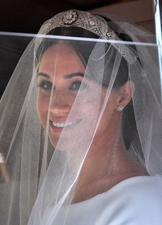 Meghan Markle on her wedding day, 2018