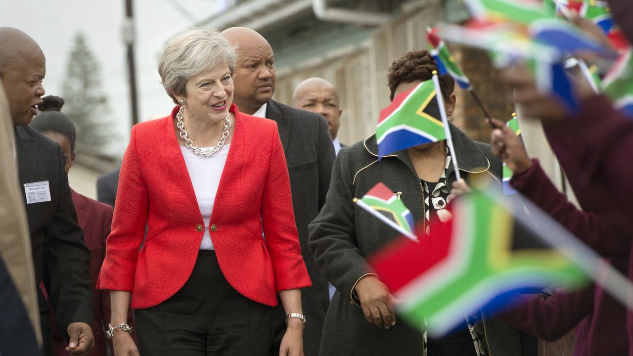 Theresa May Africa