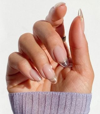 Glass nail manicure by Nails of LA