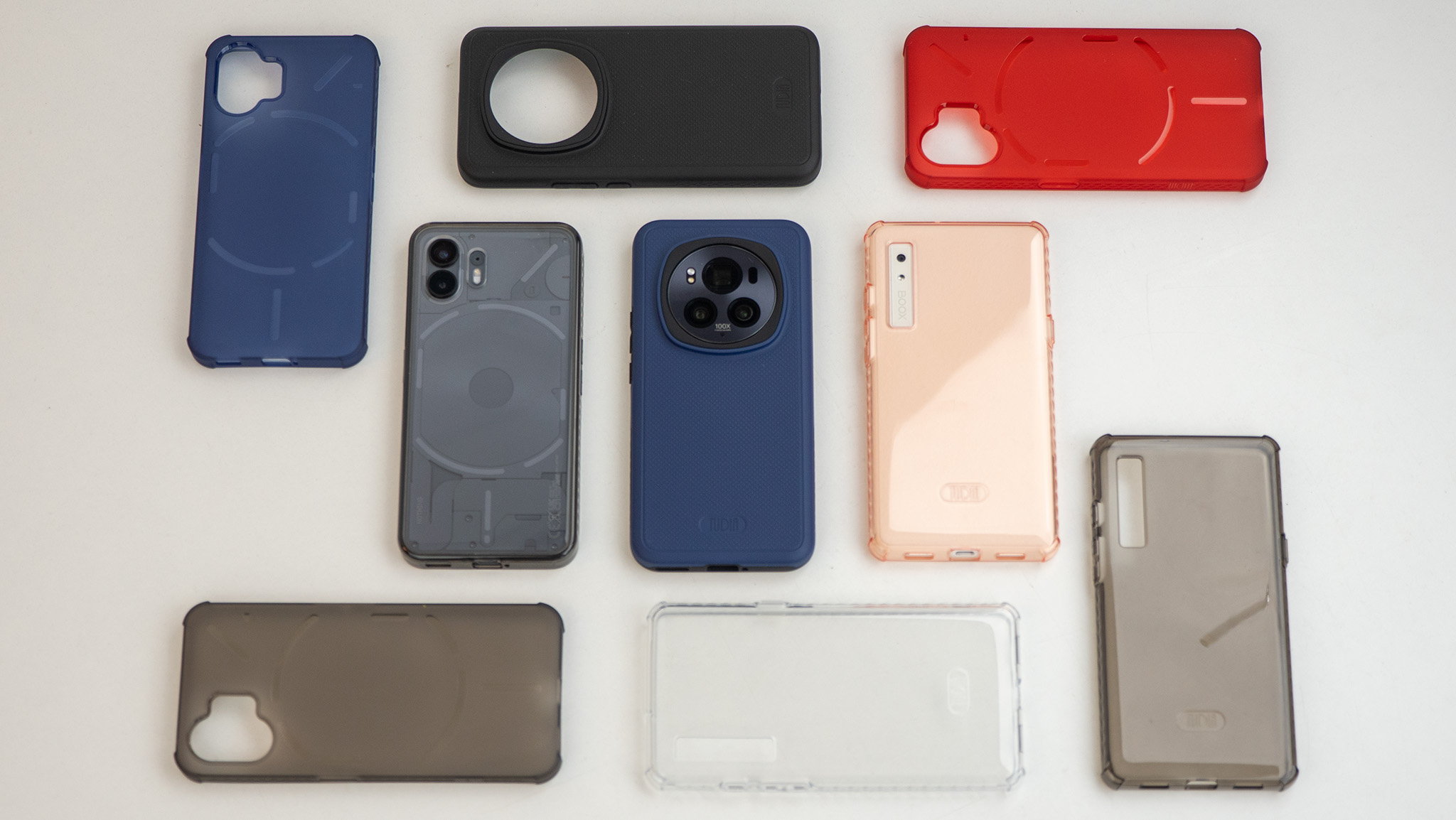 Tudia cases for the Onyx Boox Palma, Nothing Phone 2, and Honor Magic 6 Pro