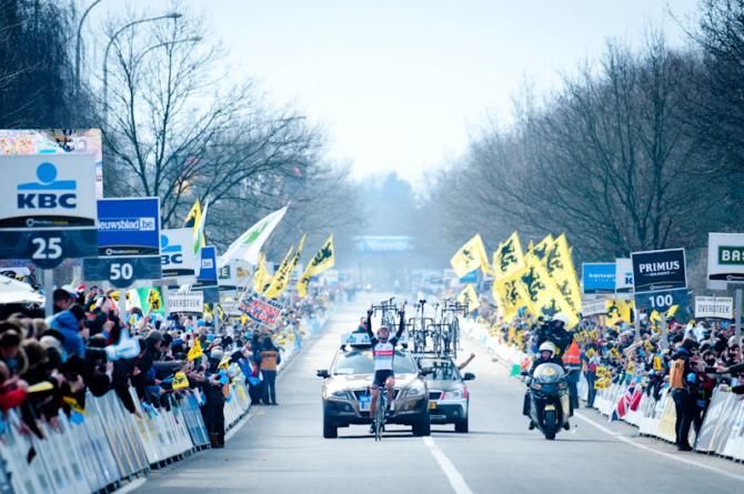 Fabian Cancellara (RadioShack-Leopard) wins the Tour of Flanders