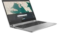 Lenovo C340 Chromebook turned on with Google search bar visible