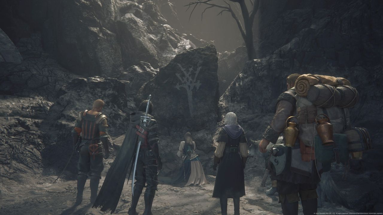 Clive, Gav, Charon, Goetz and Jill mourn a lost friend