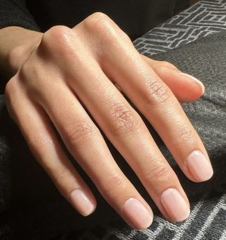 Mani using Essie Nail Polish in Sugar