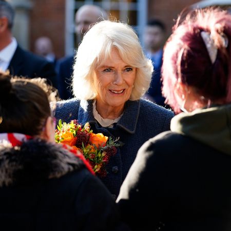 Camilla Parker Bowles greets crowd