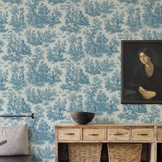 Country Life Toile Peel + Stick Wallpaper