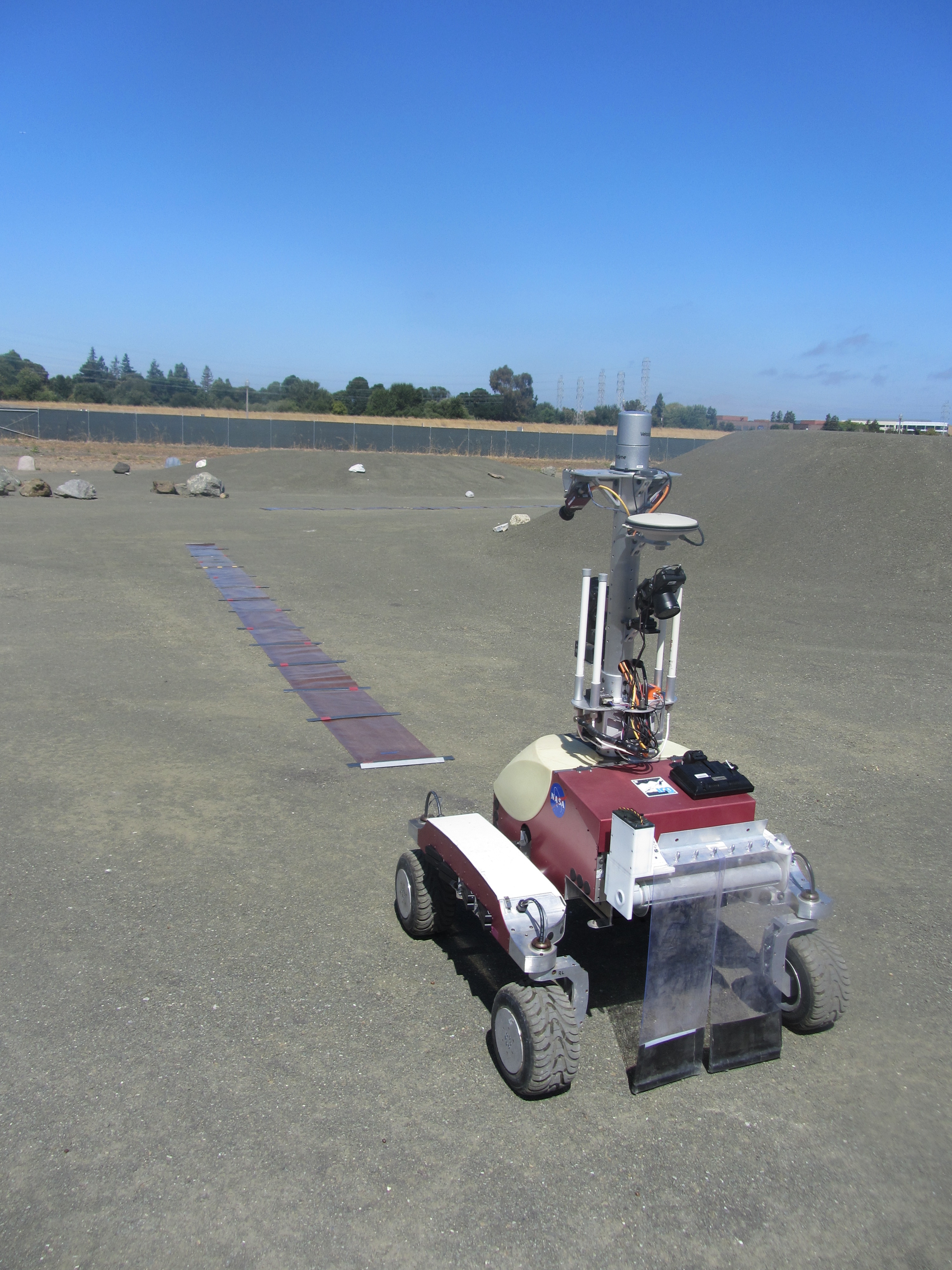 K10 Rover Next to Radio Antenna Arms