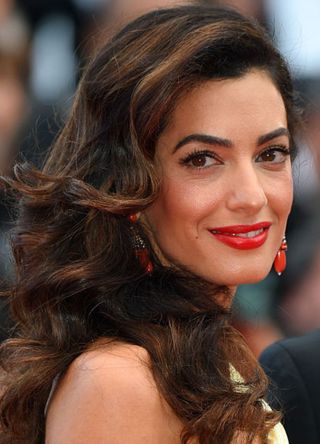 Amal Clooney attends the "Money Monster" premiere during the 69th annual Cannes Film Festival at the Palais des Festivals on May 12, 2016 in Cannes, France