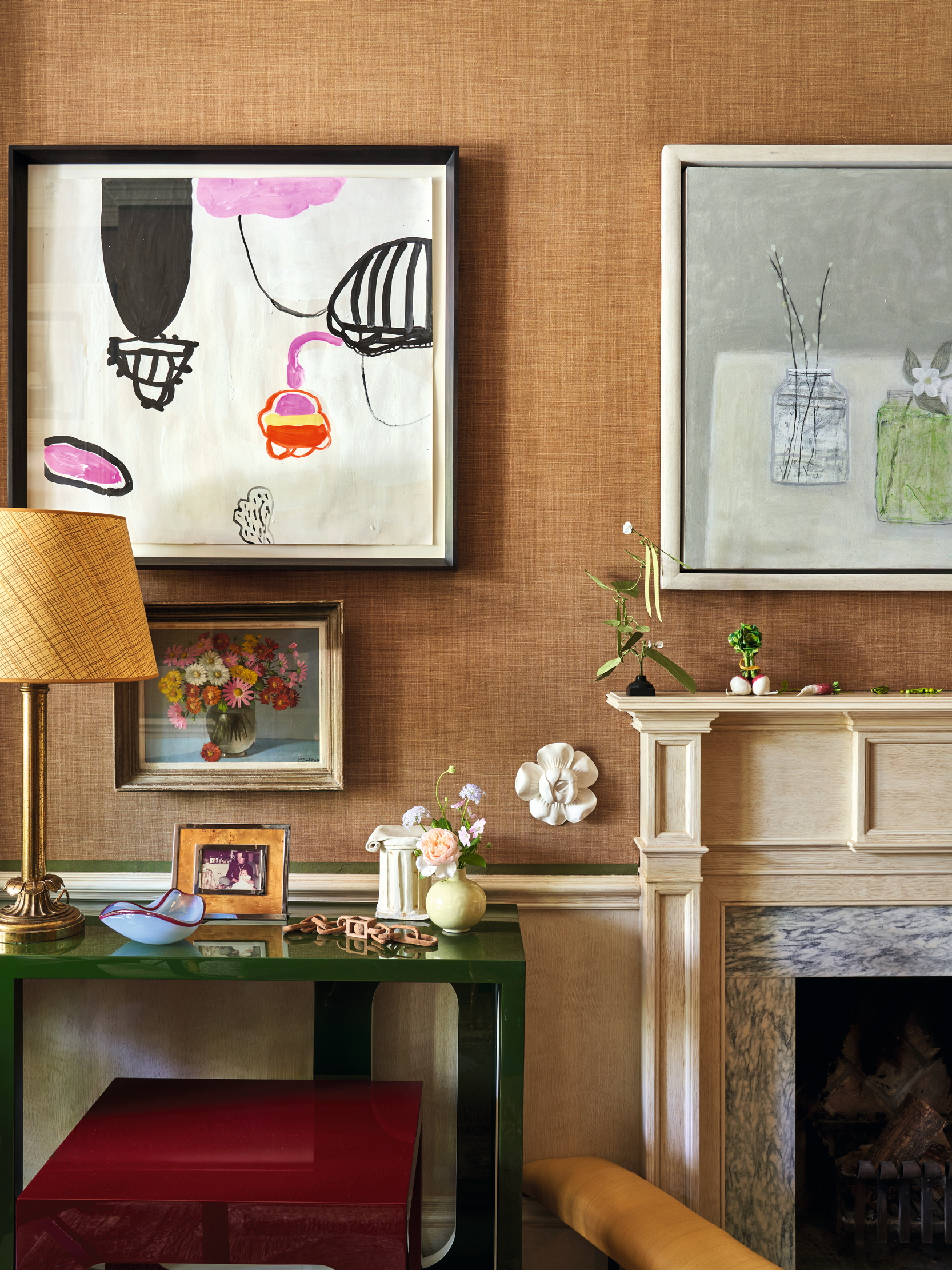 Detail of an interior by Rita Konig