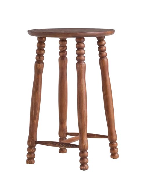 Pierre Turned Wood Counter Stool