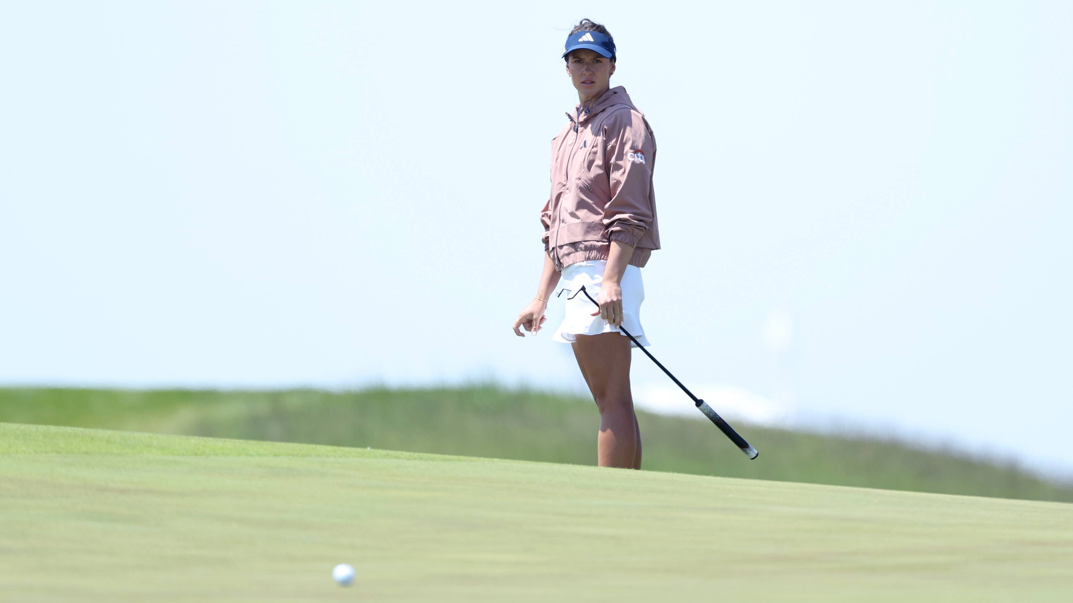 Linn Grant putting at US Women's Open
