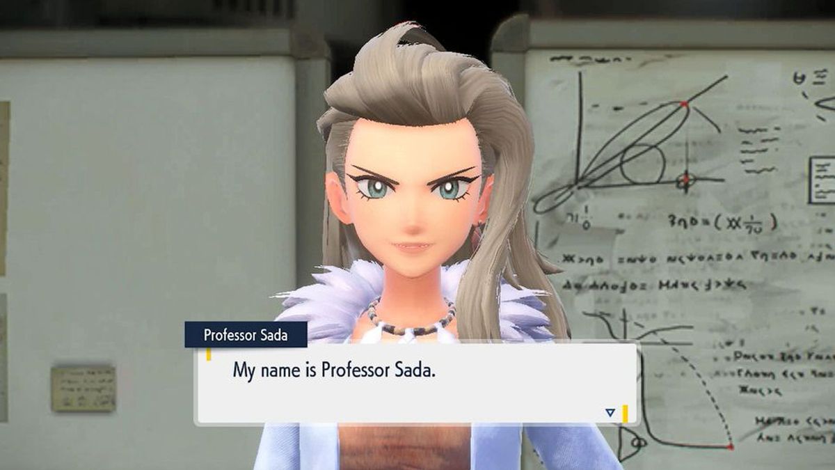 Pokemon Scarlet Violet Professor Sada