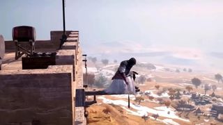 Xia assis au sommet d'un bâtiment dans Assassins Creed Codename Jade