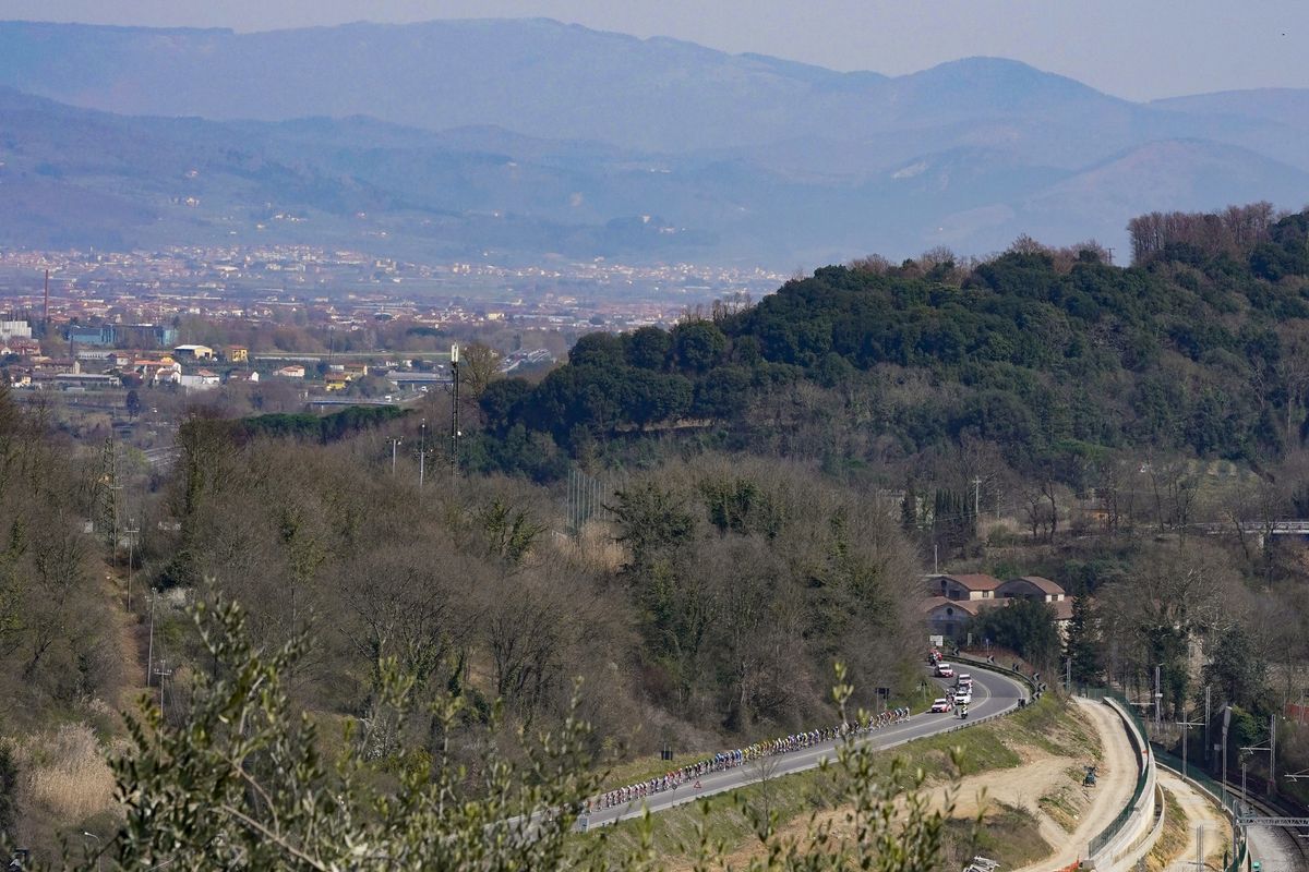 Settimana Internazionale Coppi e Bartali 2022 37th Edition 5th stage Casalguidi Cantagrillo 160 km 26032022 Scenery photo Massimo FulgenziSprintCyclingAgency2022