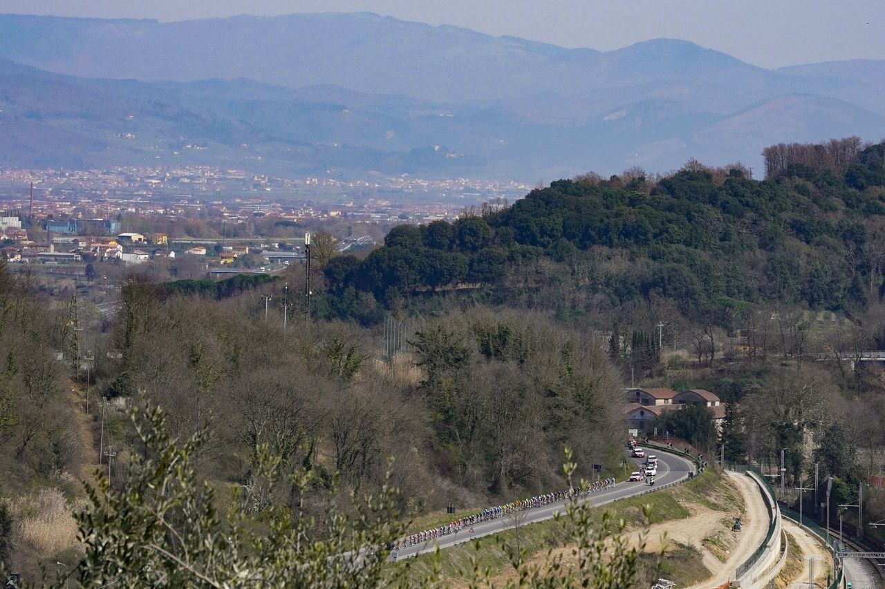 Settimana Internazionale Coppi e Bartali 2022 37th Edition 5th stage Casalguidi Cantagrillo 160 km 26032022 Scenery photo Massimo FulgenziSprintCyclingAgency2022