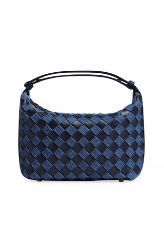 Bottega Veneta Mini Wallace Denim & Leather Shoulder Bag