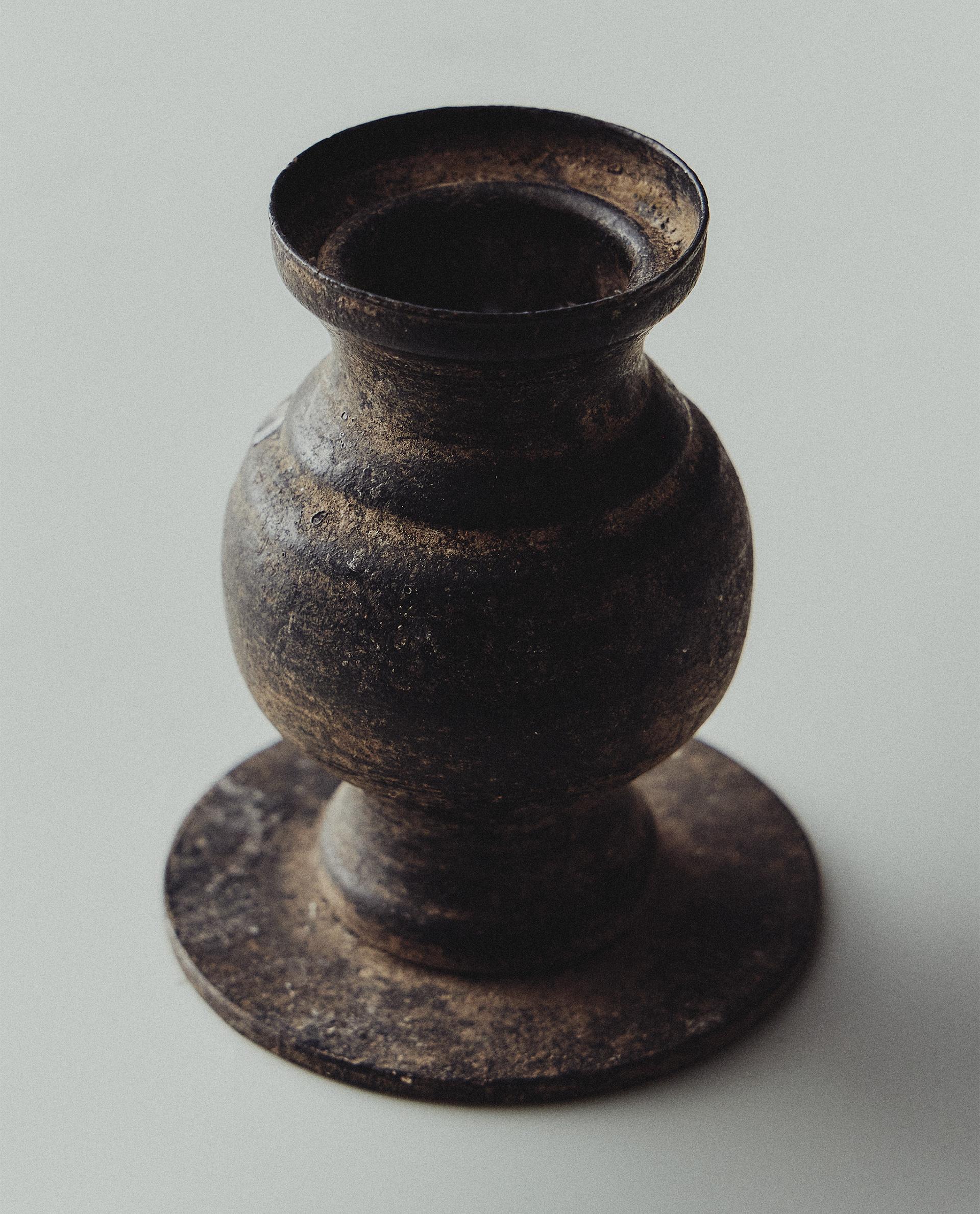 Tall Iron Tealight Holder