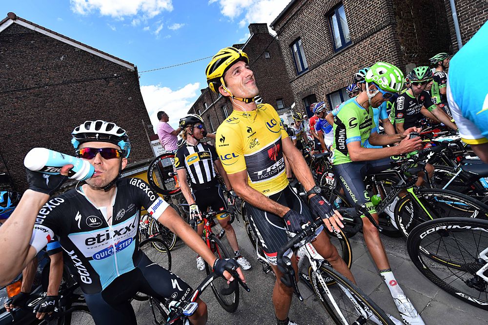 Yellow jersey Fabian Cancellara (Trek Factory Racing)