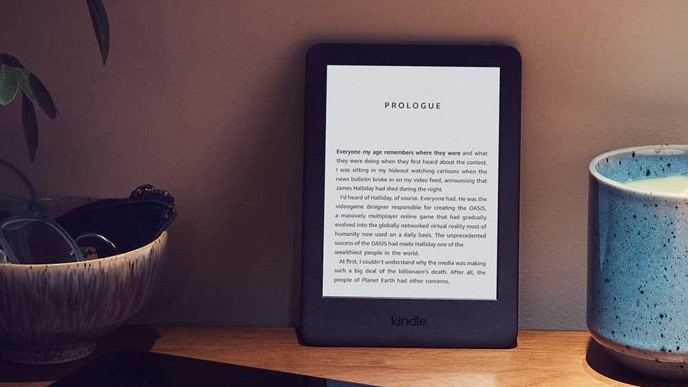 Amazon kindle e-reader