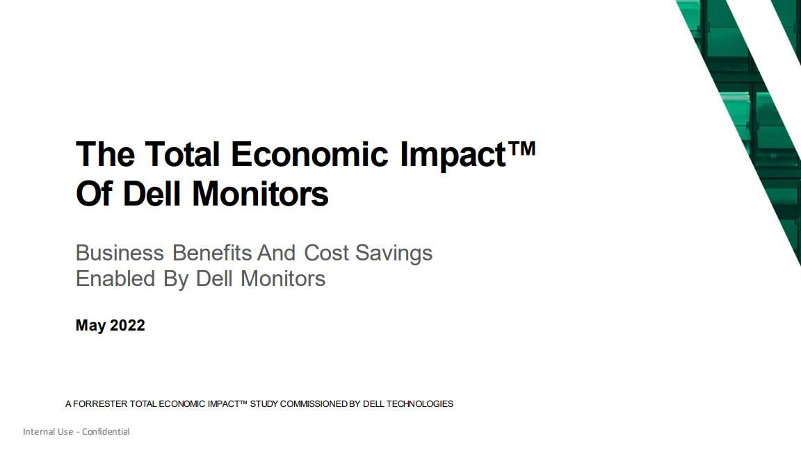 The Total Economic Impact Of Dell Monitors