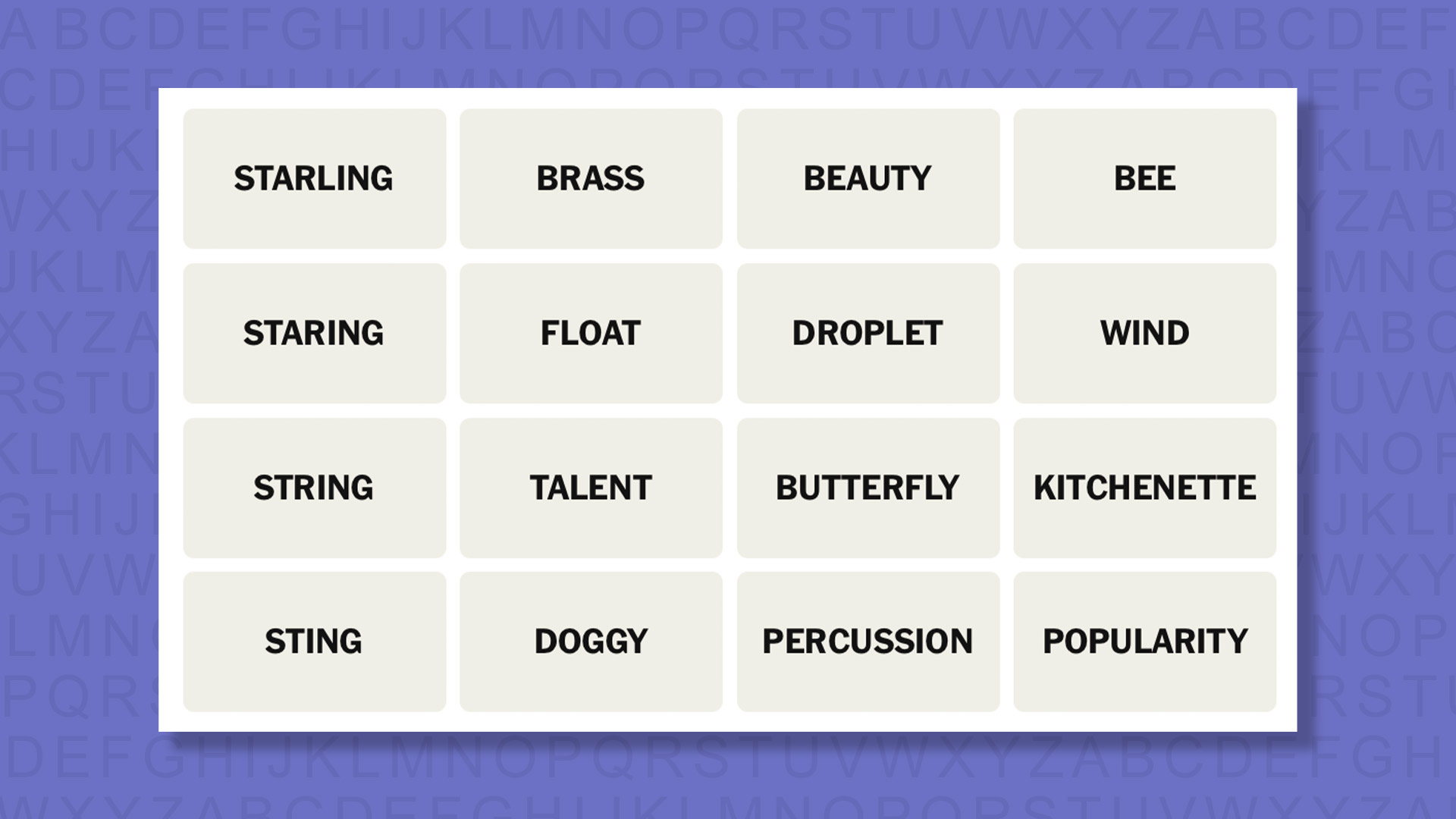 NYT Connections hints for game 868 on a purple background