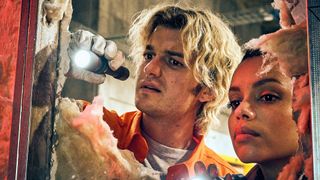 Joe Keery and Georgina Campbell in "Cold Storage" (2026)