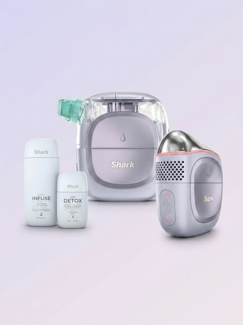 Shark FacialPro Glow At-Home Hydro-Powered Facial System With Depuffi Hot & Cold Therapy