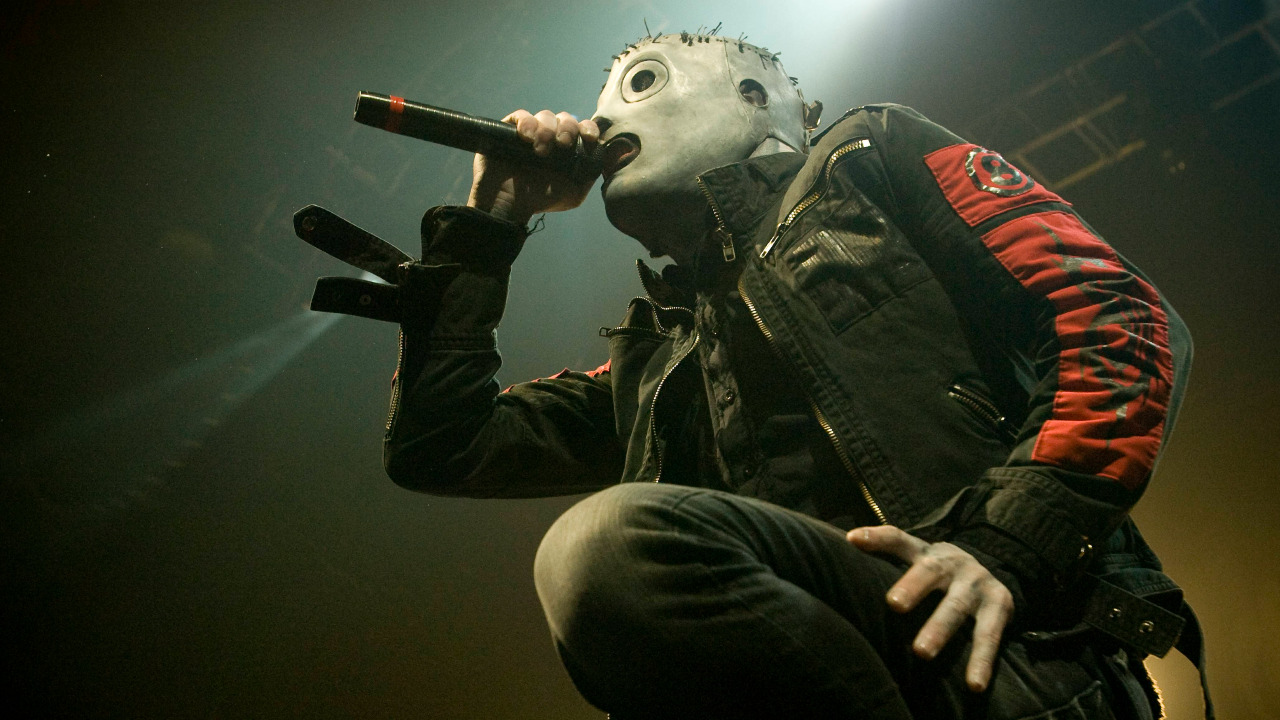 Corey Taylor of Slipknot onstage in 2008