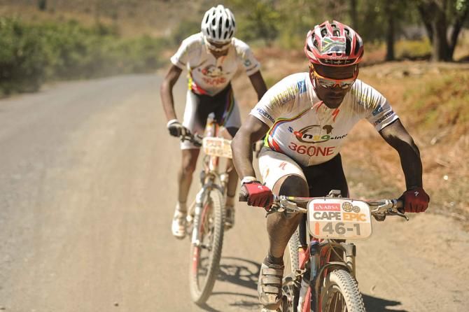 Songo Fiaza and Luyanda Thobingunya of Team 360ONE-Songo-Specialized
