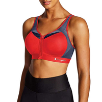 Champion Women’s Motion Control Zip Sports Bra (red flame) - Was $45