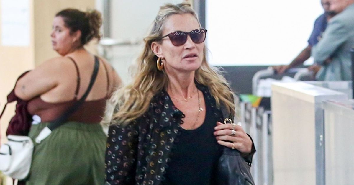 Kate Moss Just Wore the Least-Practical Shoe to the Airport
