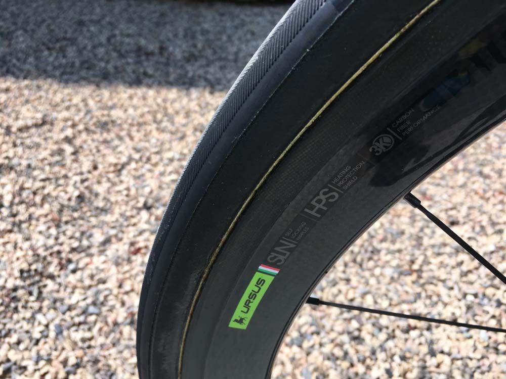 Pozzato went for these deep section rims at the Abu Dhabi Tour