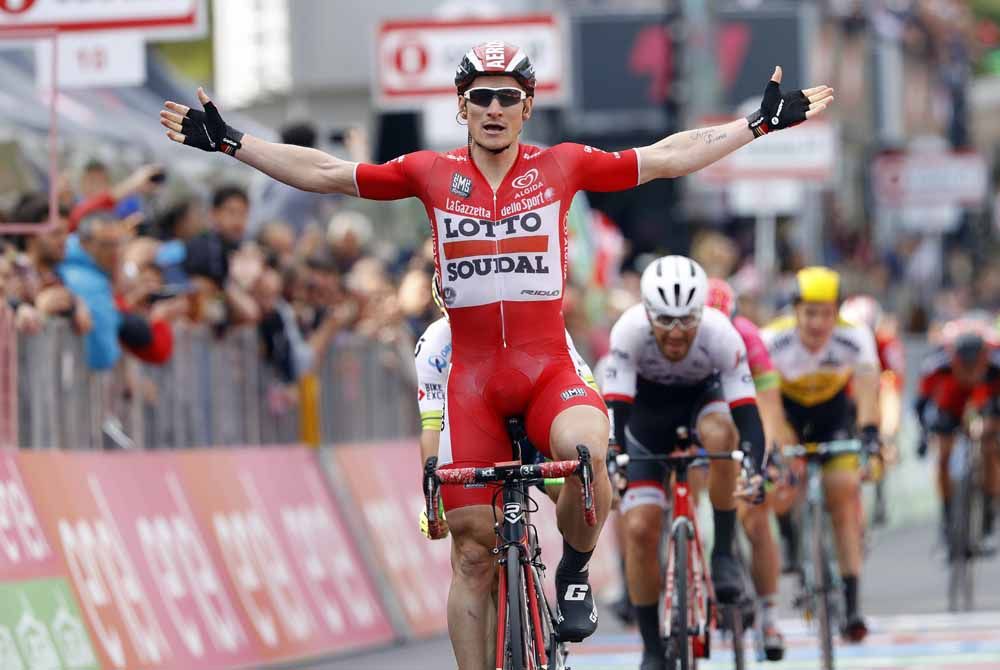 Andre Greipel with the last of his three stages in 2016