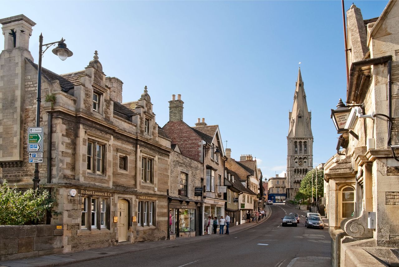 Historic stone high street