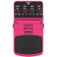 Behringer HM300 Heavy Metal Distortion: $25, $18.99