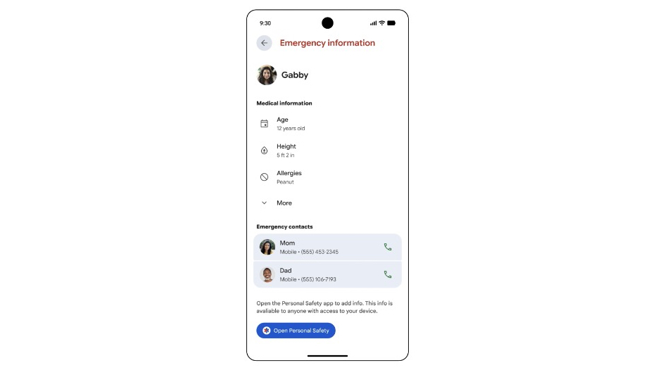 The Personal Safety app