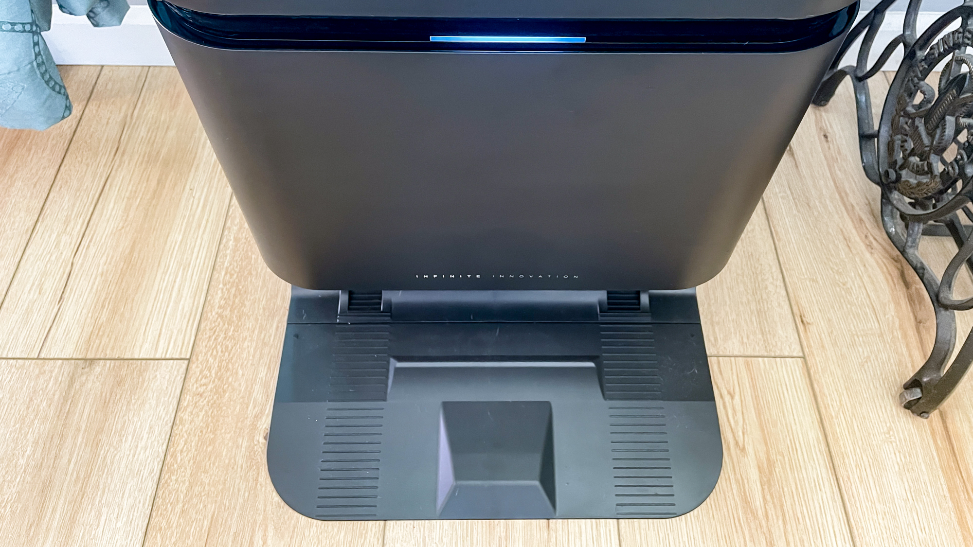 Eureka J15 Max Ultra robot vacuum on hard wood floor