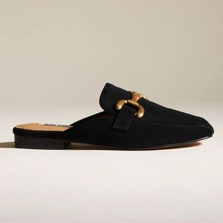 Anthropologie gucci loafers lookalike in black suede