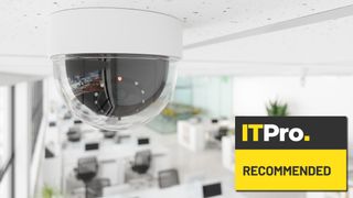 best security systems - security camera above office