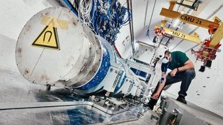 The FASERu experiment at CERN's Large Hadron Collider.