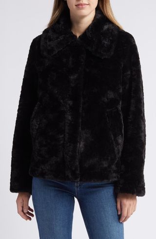 Faux Shearling Short Jacket