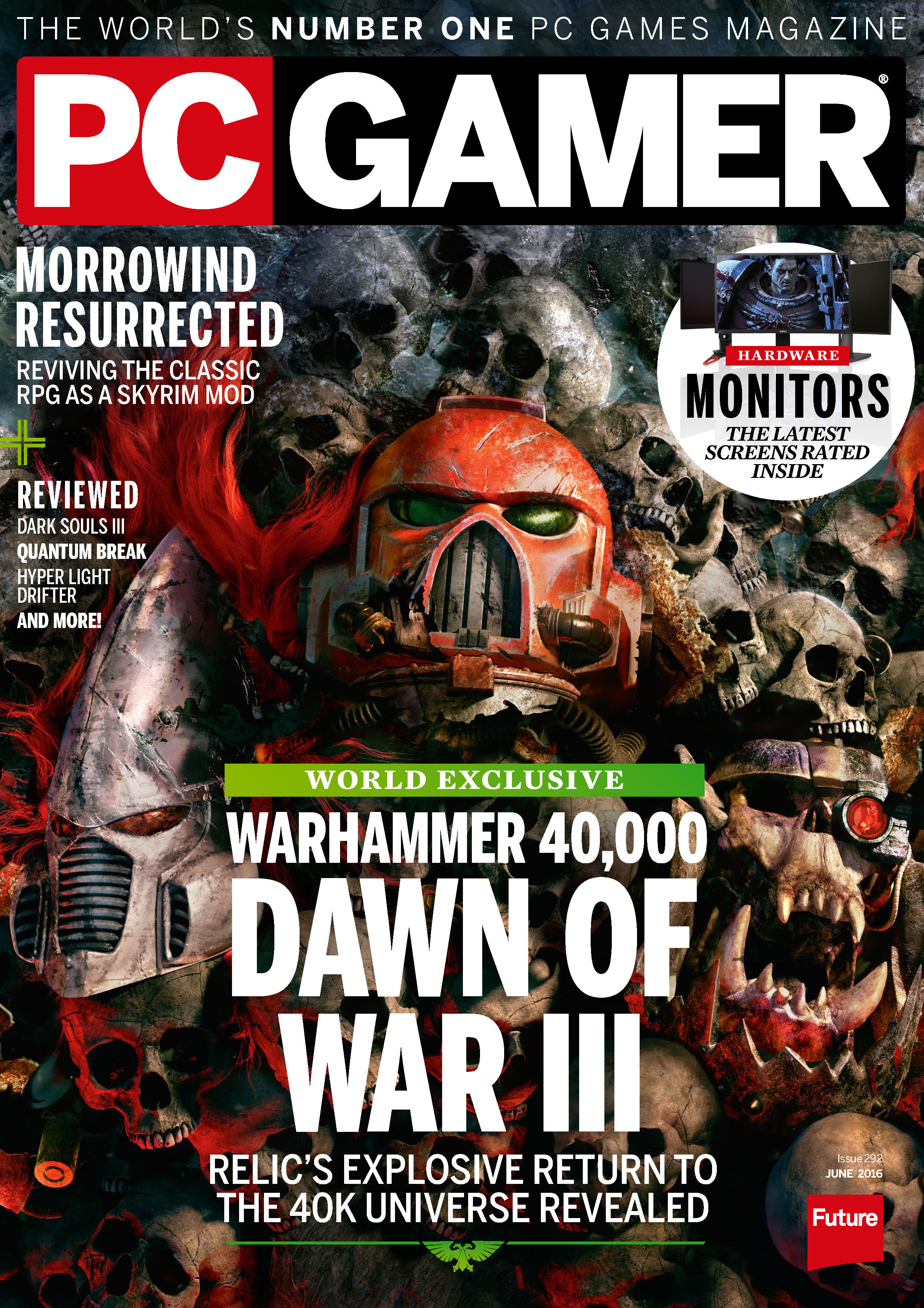PC Gamer UK #292 cover: Dawn of War 3