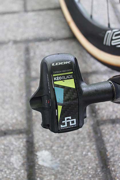 Custom pedals on World champion Peter Sagan's Specialized S-Works Tarmac