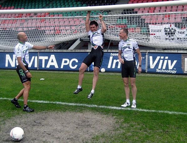 Nico Mattan showed that his mischievous side